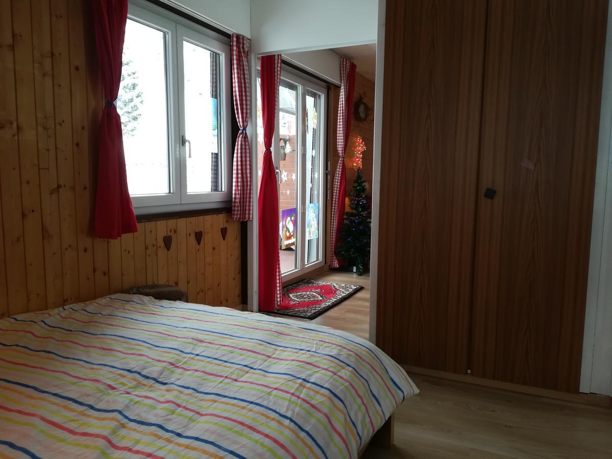 Romantic Chalet-Style Flat With Mountain View Torgon Екстериор снимка