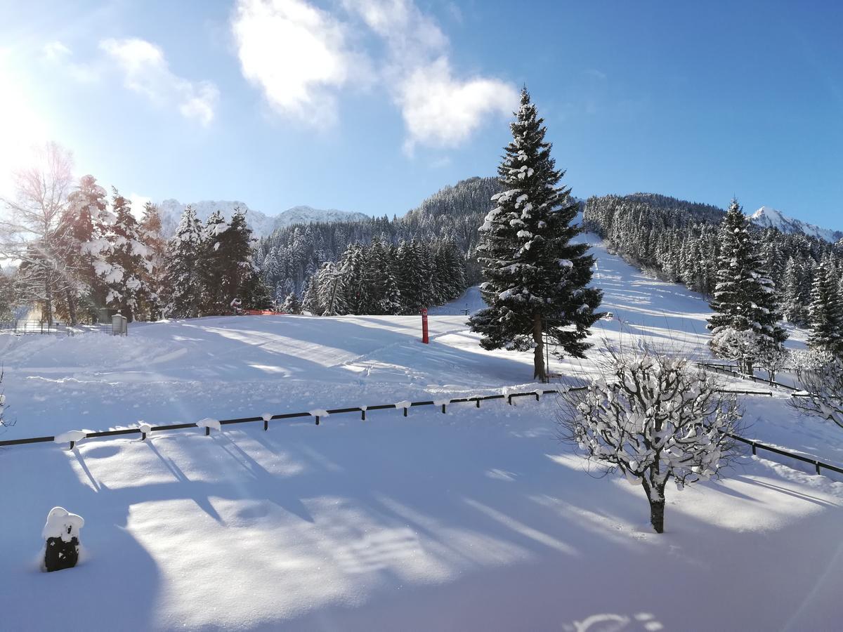 Romantic Chalet-Style Flat With Mountain View Torgon Екстериор снимка